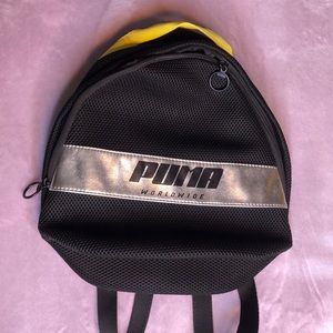 PUMA/ Small/ Black, Yellow, & Silver/ Backpack